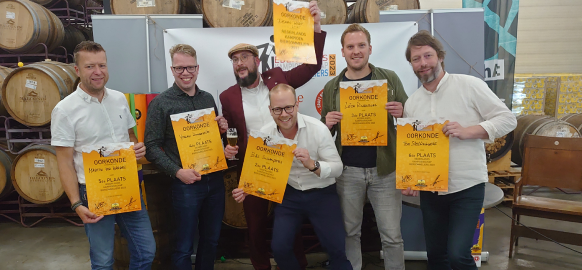 Alumnus Bas 2nd place at Dutch Championship Biersommelier 2023